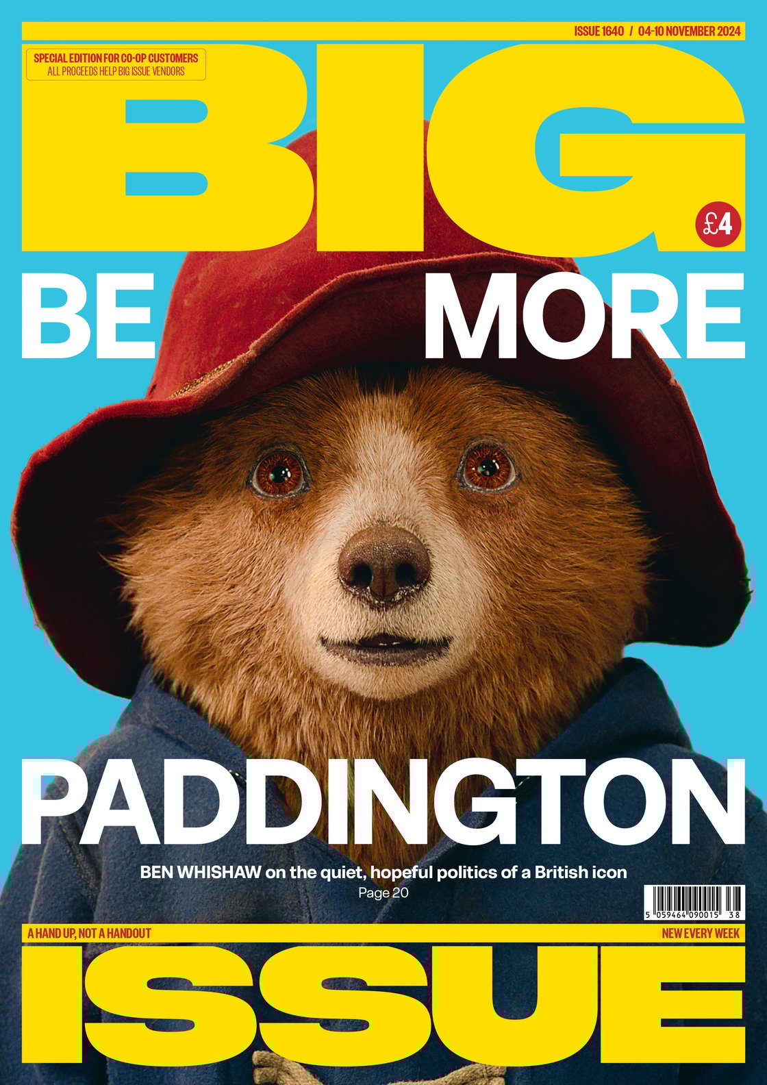 Magazine cover - Paddington Bear