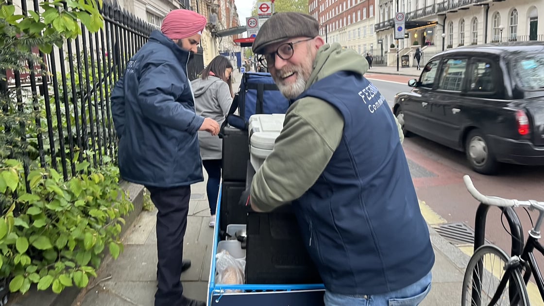 Dean at Feeding Communities