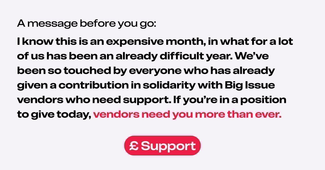 Vendor support message